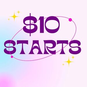 $10 starts! 1-50